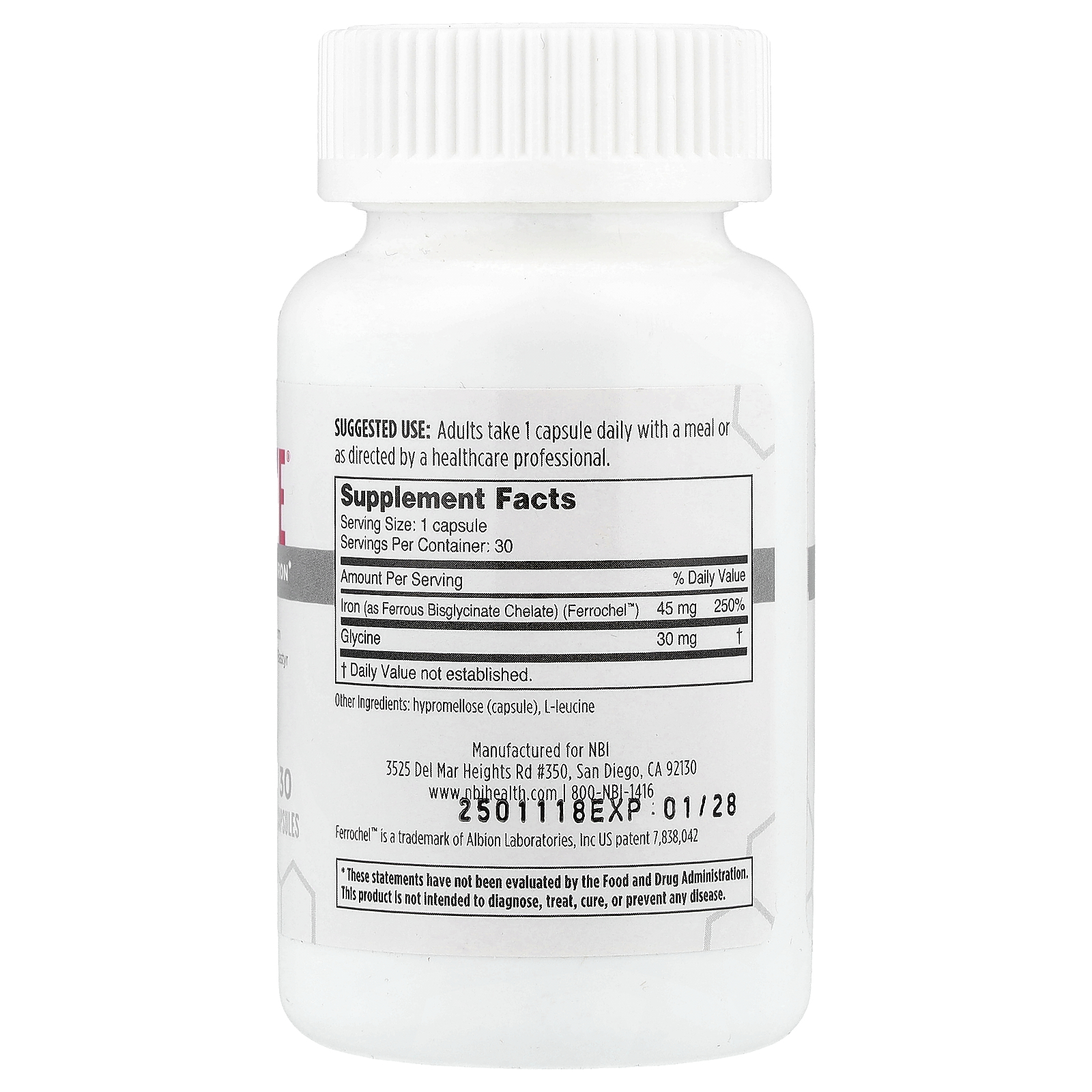 Ferrosolve®, High Potency, 30 Capsules