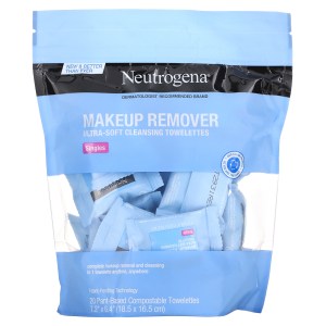 Makeup Remover, Ultra-Soft Cleansing Towelettes, Singles, 20 Plant-Based Compostable Towelettes Makeup Remover, Ultra-Soft Cleansing Towelettes, Singles, 20 Plant-Based Compostable Towelettes