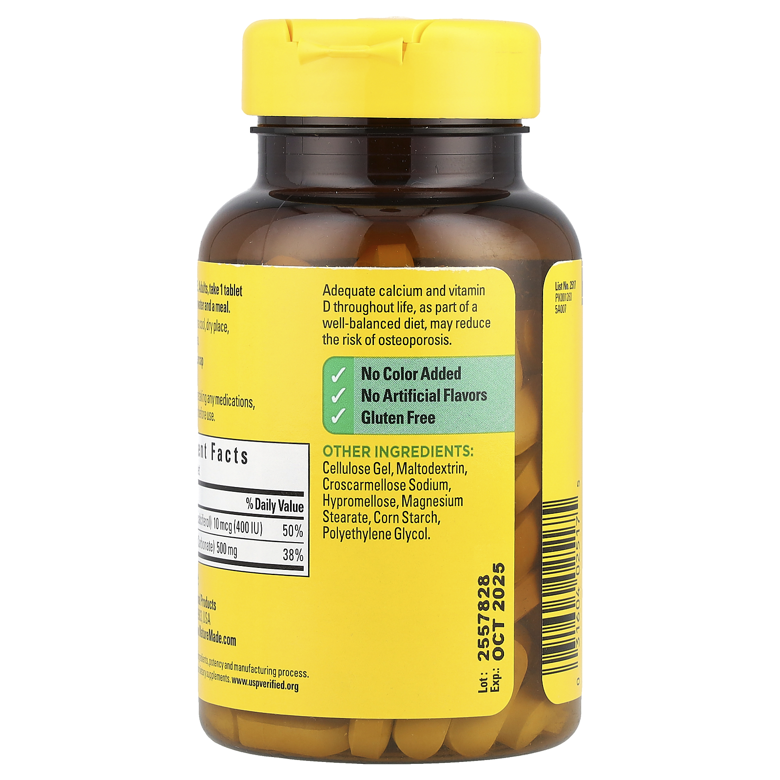 Calcium with D3, 130 Tablets