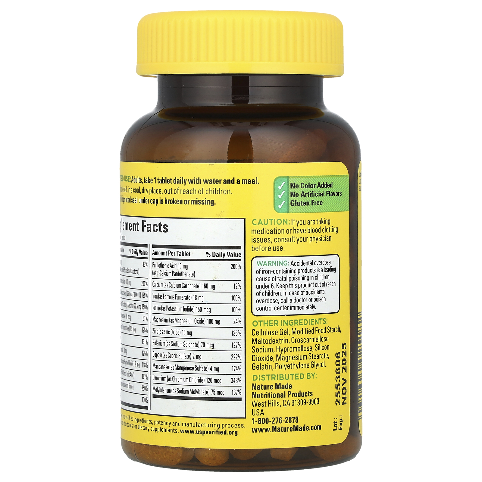 Multi with Iron, 130 Tablets