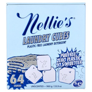 Laundry Cubes, Plastic Free Laundry Detergent, Unscented, 64 Loads, 33.9 oz (960 g) Laundry Cubes, Plastic Free Laundry Detergent, Unscented, 64 Loads, 33.9 oz (960 g)