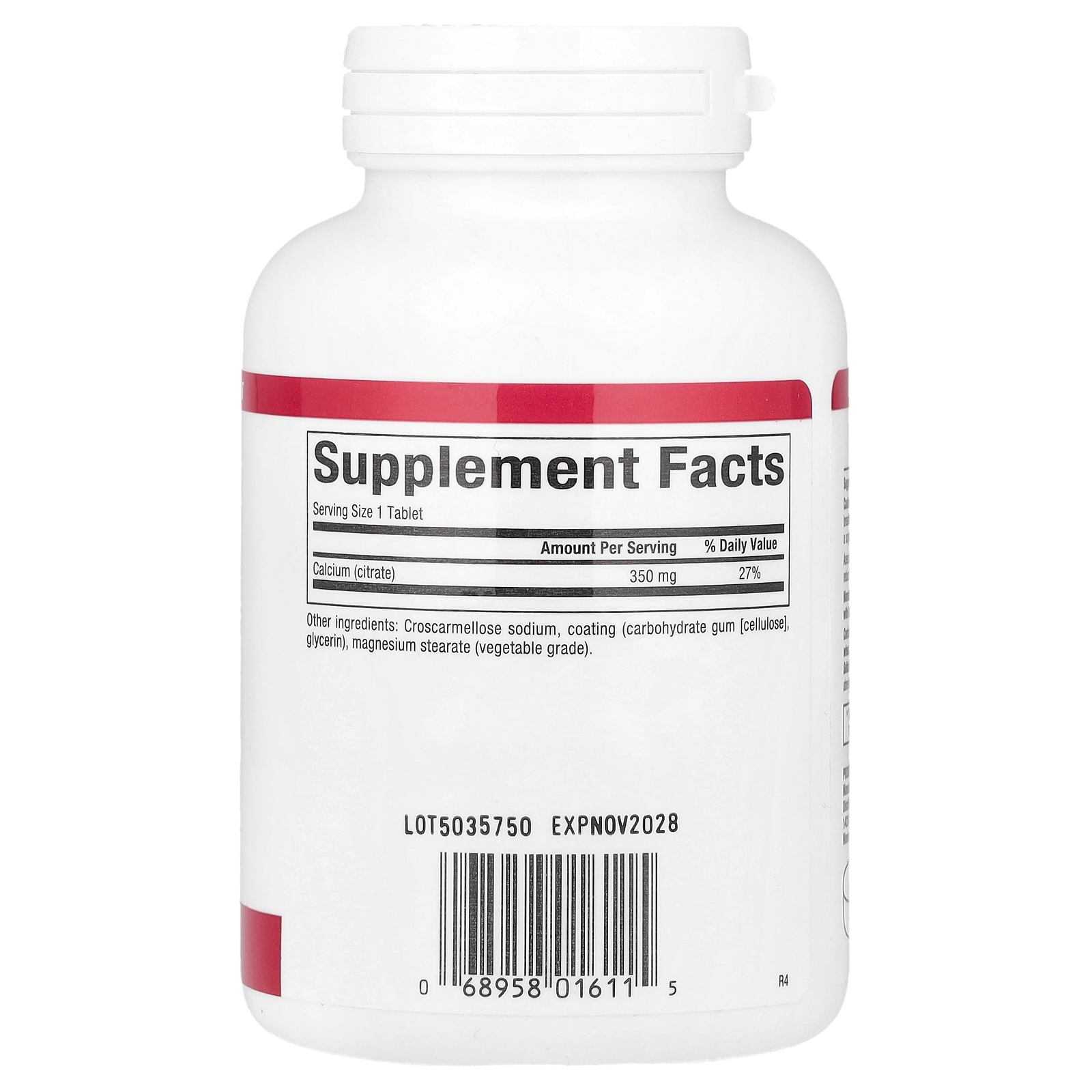 Calcium Citrate, 350 mg, 90 Tablets