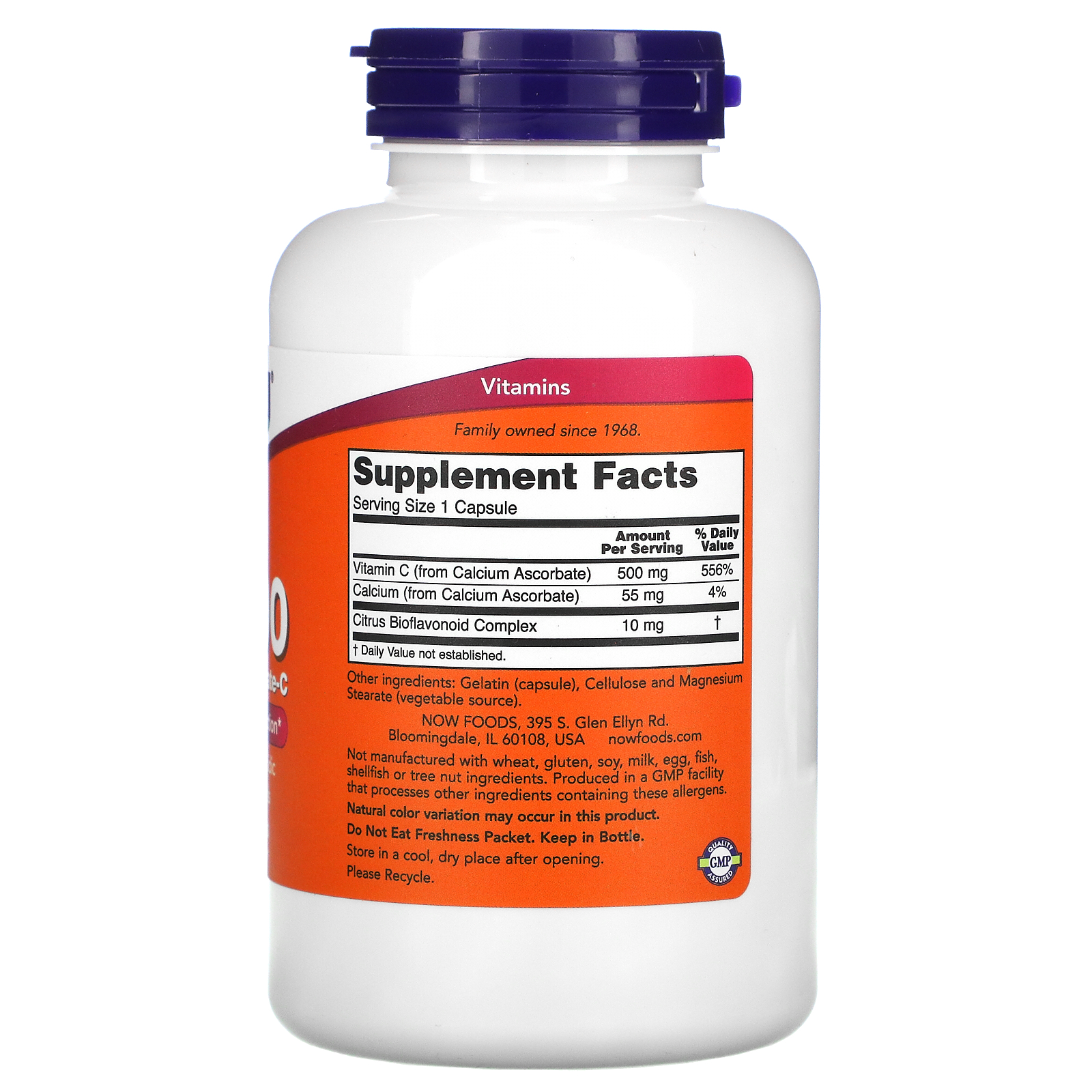C-500, Calcium Ascorbate-C, 250 Veg Capsules