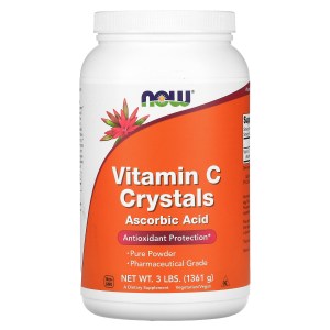 Vitamin C Crystals, 3 lbs (1,361 g) Vitamin C Crystals, 3 lbs (1,361 g)