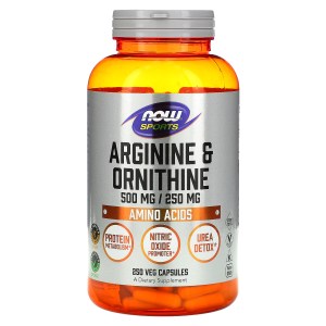 Sports, Arginine & Ornithine, 250 Veg Capsules Sports, Arginine & Ornithine, 250 Veg Capsules