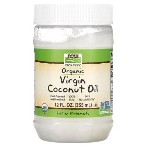 Real Food, Organic Virgin Coconut Oil, 12 fl oz (355 ml) Real Food, Organic Virgin Coconut Oil, 12 fl oz (355 ml)