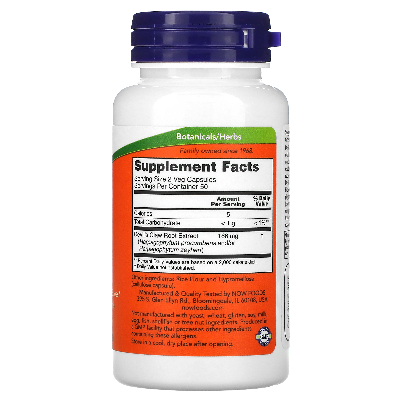 Devil’s Claw, 100 Veg Capsules (83 mg per Capsule)
