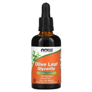 Olive Leaf Glycerite, Alcohol-Free, 2 fl oz (59 ml) Olive Leaf Glycerite, Alcohol-Free, 2 fl oz (59 ml)