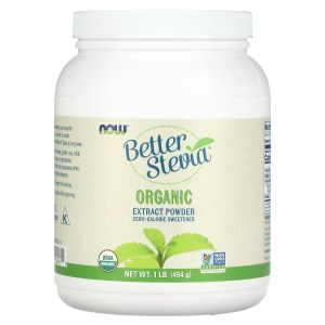 Better Stevia®, Zero-Calorie Sweetener, Organic Extract Powder, 1 lb (454 g) Better Stevia®, Zero-Calorie Sweetener, Organic Extract Powder, 1 lb (454 g)