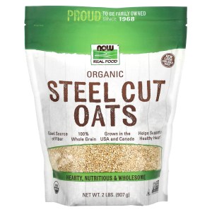 Real Food, Organic Steel Cut Oats, 2 lbs (907 g) Real Food, Organic Steel Cut Oats, 2 lbs (907 g)