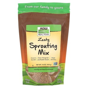 Real Food, Zesty Sprouting Mix, 16 oz (454 g) Real Food, Zesty Sprouting Mix, 16 oz (454 g)
