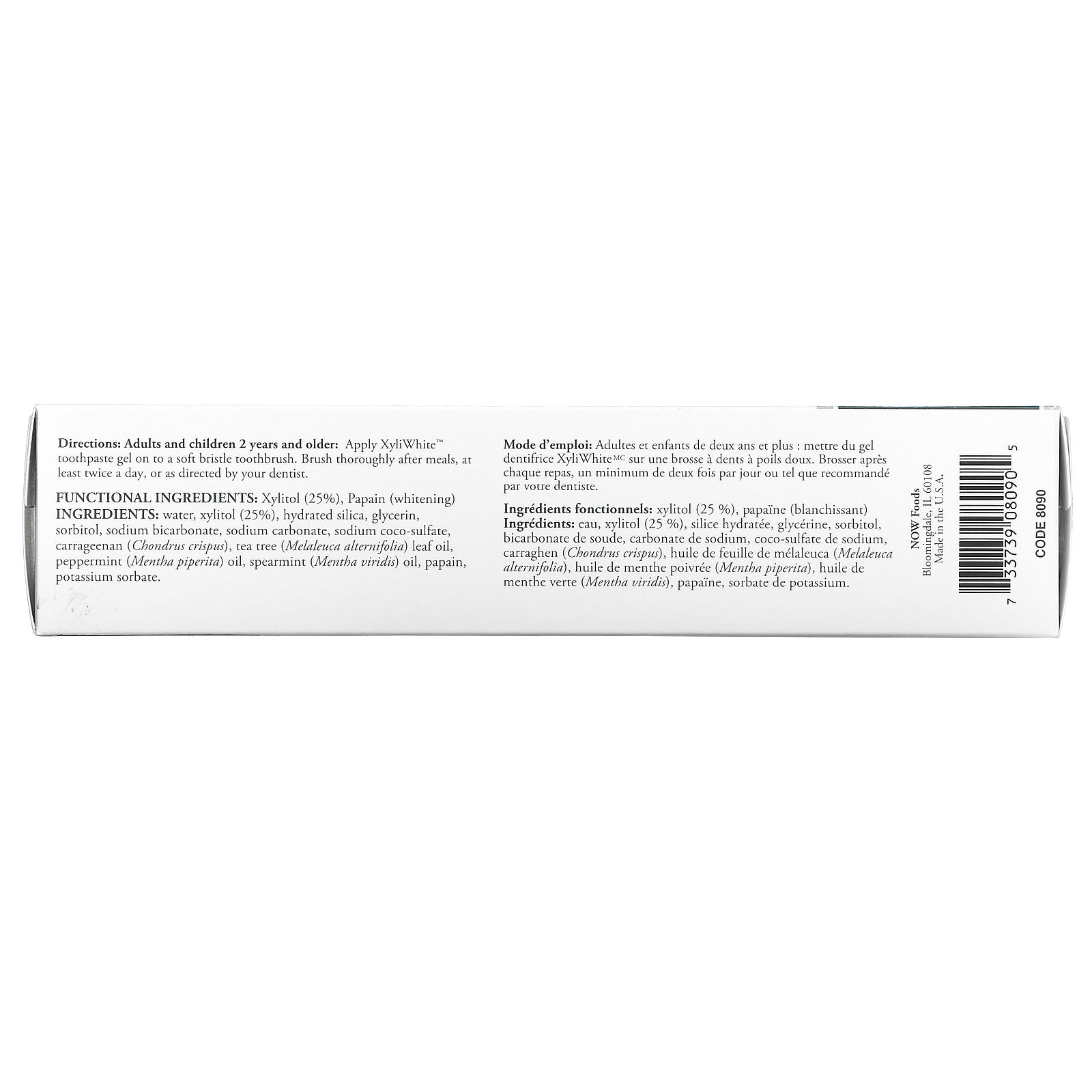Solutions, XyliWhite™, Toothpaste Gel, Refreshmint, 6.4 oz (181 g)