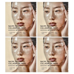 Rice Pepta Collagen Gel Beauty Mask, 4 Sheets, 1.23 oz Each Rice Pepta Collagen Gel Beauty Mask, 4 Sheets, 1.23 oz Each