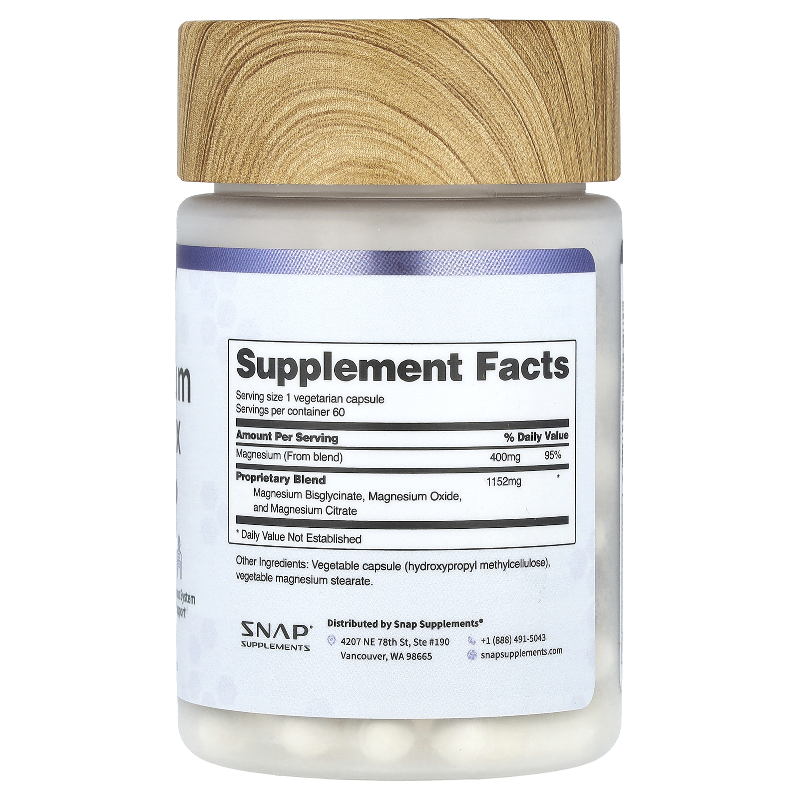 Magnesium Complex, 60 Capsules