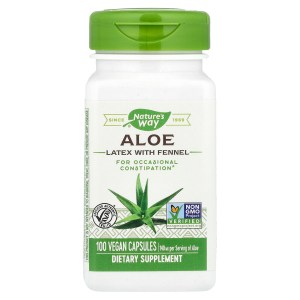 Aloe Latex with Fennel, 100 Vegan Capsules Aloe Latex with Fennel, 100 Vegan Capsules