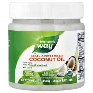 Organic Extra Virgin Coconut Oil, 16 oz (453 g) Organic Extra Virgin Coconut Oil, 16 oz (453 g)