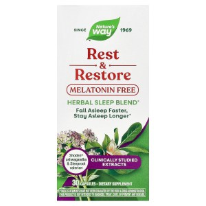 Rest & Restore, Melatonin Free, 30 Capsules Rest & Restore, Melatonin Free, 30 Capsules
