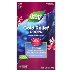 Umcka®, Cold Relief Drops, Ages 1+, 1 fl oz (30 ml) Umcka®, Cold Relief Drops, Ages 1+, 1 fl oz (30 ml)