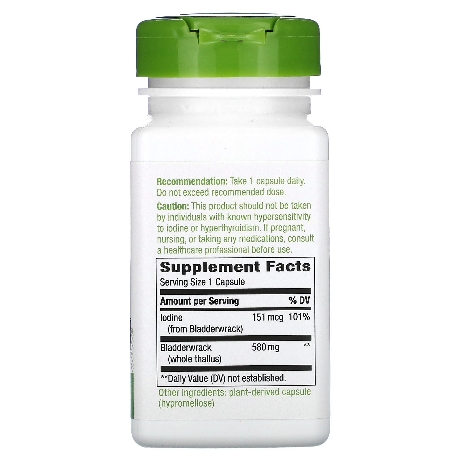 Bladderwrack, 100 Capsules