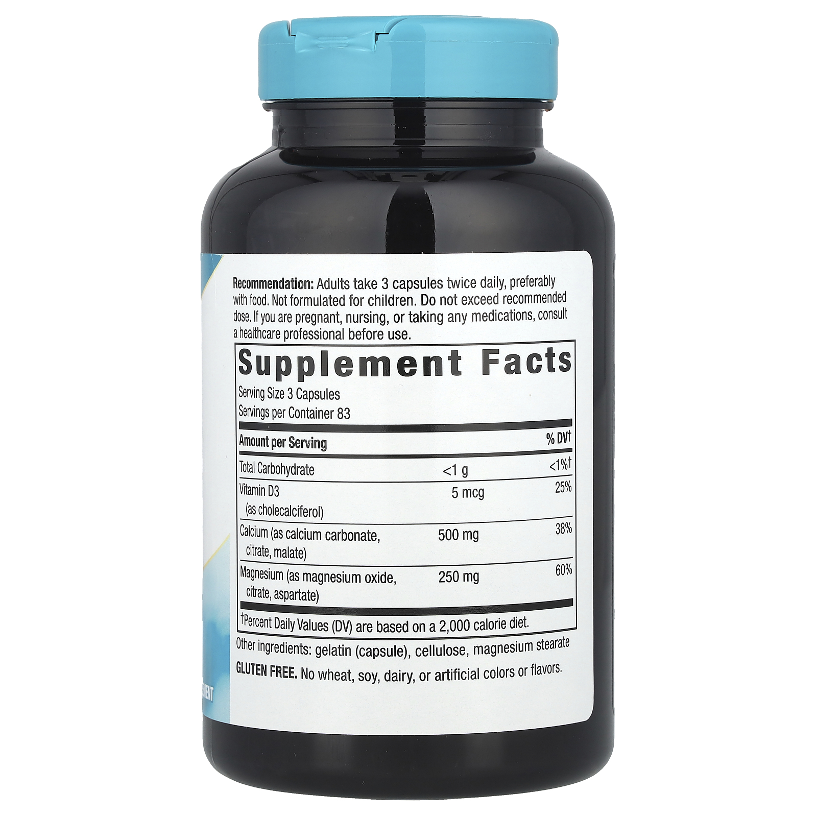 Calcium, Mag & D Complex, 250 Capsules
