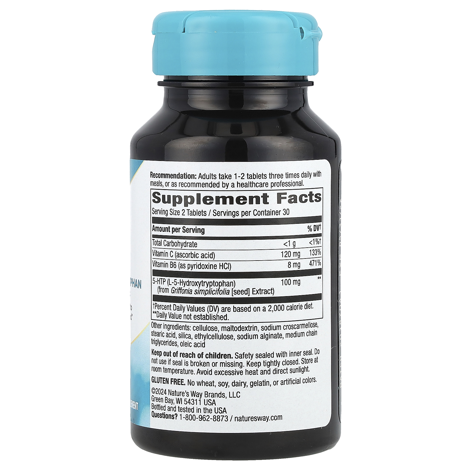 5-HTP, 60 Tablets
