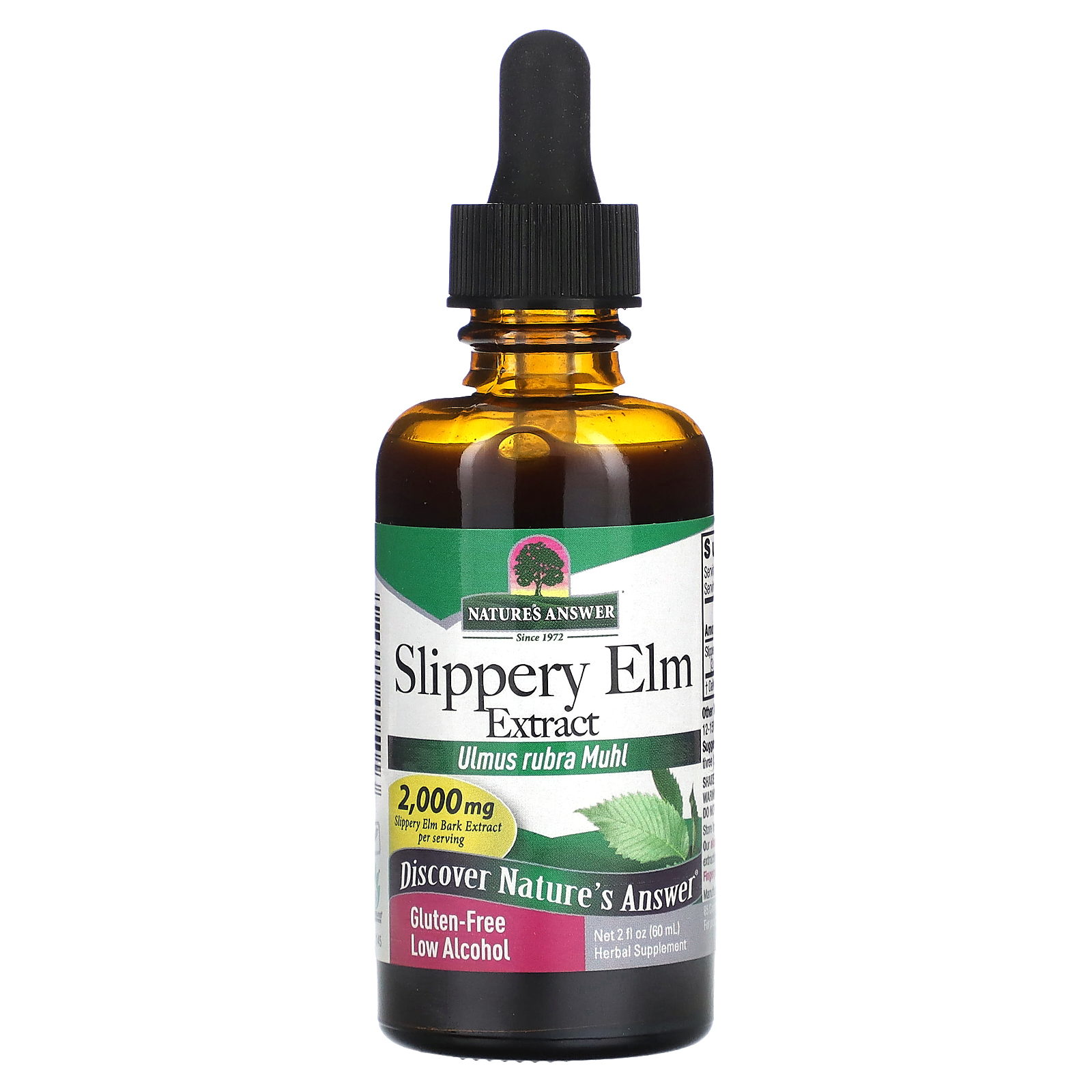 Slippery Elm Extract, 2 fl oz (60 ml)