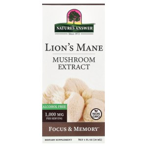 Lion’s Mane, Mushroom Extract, Alcohol Free, 1 fl oz (30 ml) Lion’s Mane, Mushroom Extract, Alcohol Free, 1 fl oz (30 ml)