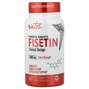Powerful Senolytic Fisetin, 500 mg, 60 Vegan Capsules Powerful Senolytic Fisetin, 500 mg, 60 Vegan Capsules
