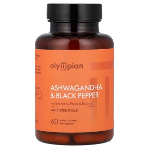 Ashwagandha & Black Pepper, 60 Capsules Ashwagandha & Black Pepper, 60 Capsules