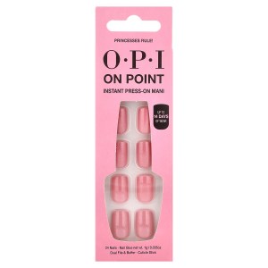 On Point, Instant Press-On Mani, Short Length, Princesses Rule!, 27 Piece Kit On Point, Instant Press-On Mani, Short Length, Princesses Rule!, 27 Piece Kit