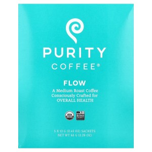 Flow, Sachets, Medium Roast, 5 Sachets, 0.45 oz (13 g) Each Flow, Sachets, Medium Roast, 5 Sachets, 0.45 oz (13 g) Each