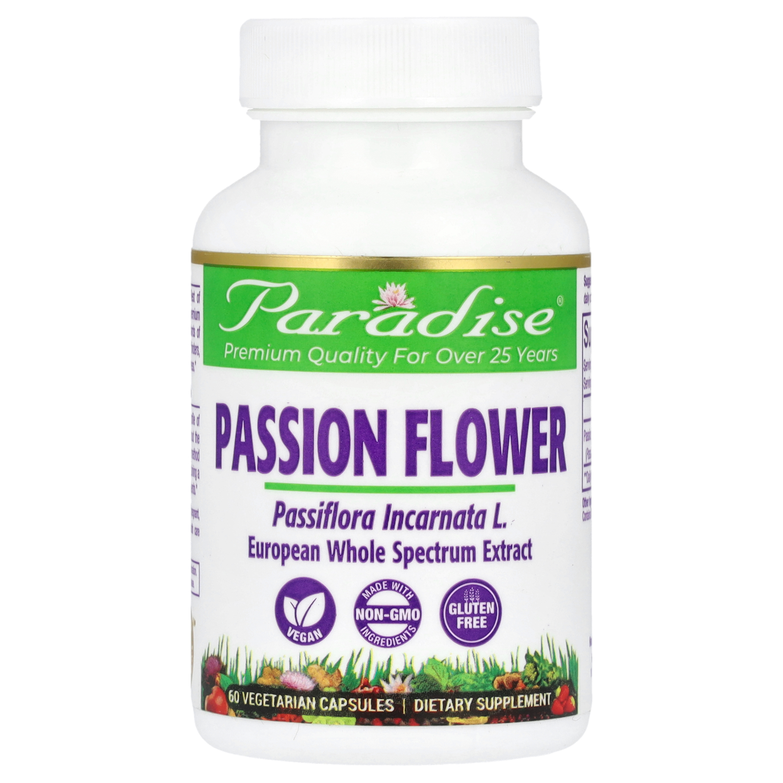 Passion Flower, 60 Vegetarian Capsules (250 mg per Capsule)