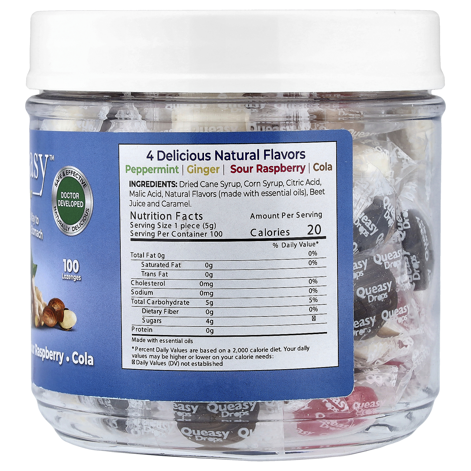 Queasy™ Drops, Assorted, 100 Lozenges