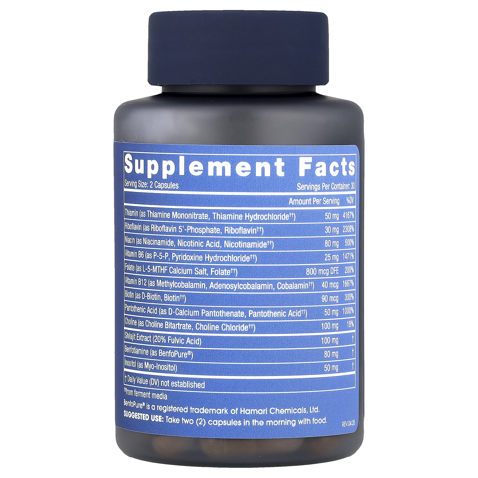 Longevity B-Complex, 60 Capsules
