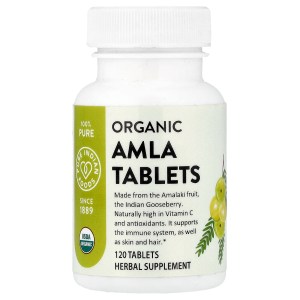 Organic Amla Tablets, 120 Tablets (400 mg per Tablet) Organic Amla Tablets, 120 Tablets (400 mg per Tablet)