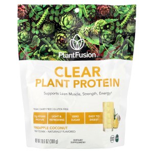 Clear Plant Protein, Pineapple Coconut, 10.6 oz (300 g) Clear Plant Protein, Pineapple Coconut, 10.6 oz (300 g)