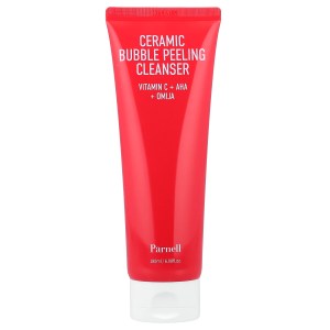 AHA Omija Ceramic Bubble Peeling Cleanser, 6.08 fl oz (180 ml) AHA Omija Ceramic Bubble Peeling Cleanser, 6.08 fl oz (180 ml)