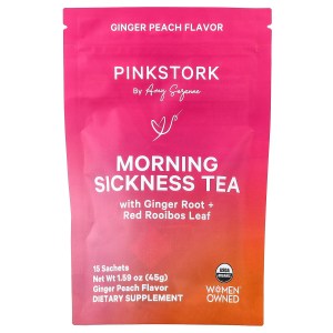 Morning Sickness Tea, Ginger Peach, 15 Sachets, 1.59 oz (45 g) Morning Sickness Tea, Ginger Peach, 15 Sachets, 1.59 oz (45 g)