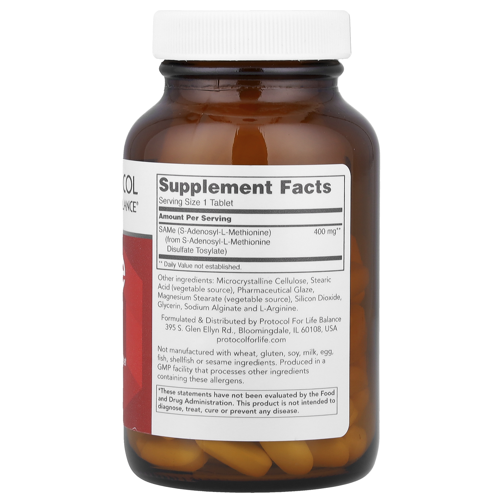 SAMe, 400 mg, 60 Tablets