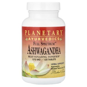 Ayurvedics, Full Spectrum™ Ashwagandha, 570 mg, 120 Tablets Ayurvedics, Full Spectrum™ Ashwagandha, 570 mg, 120 Tablets