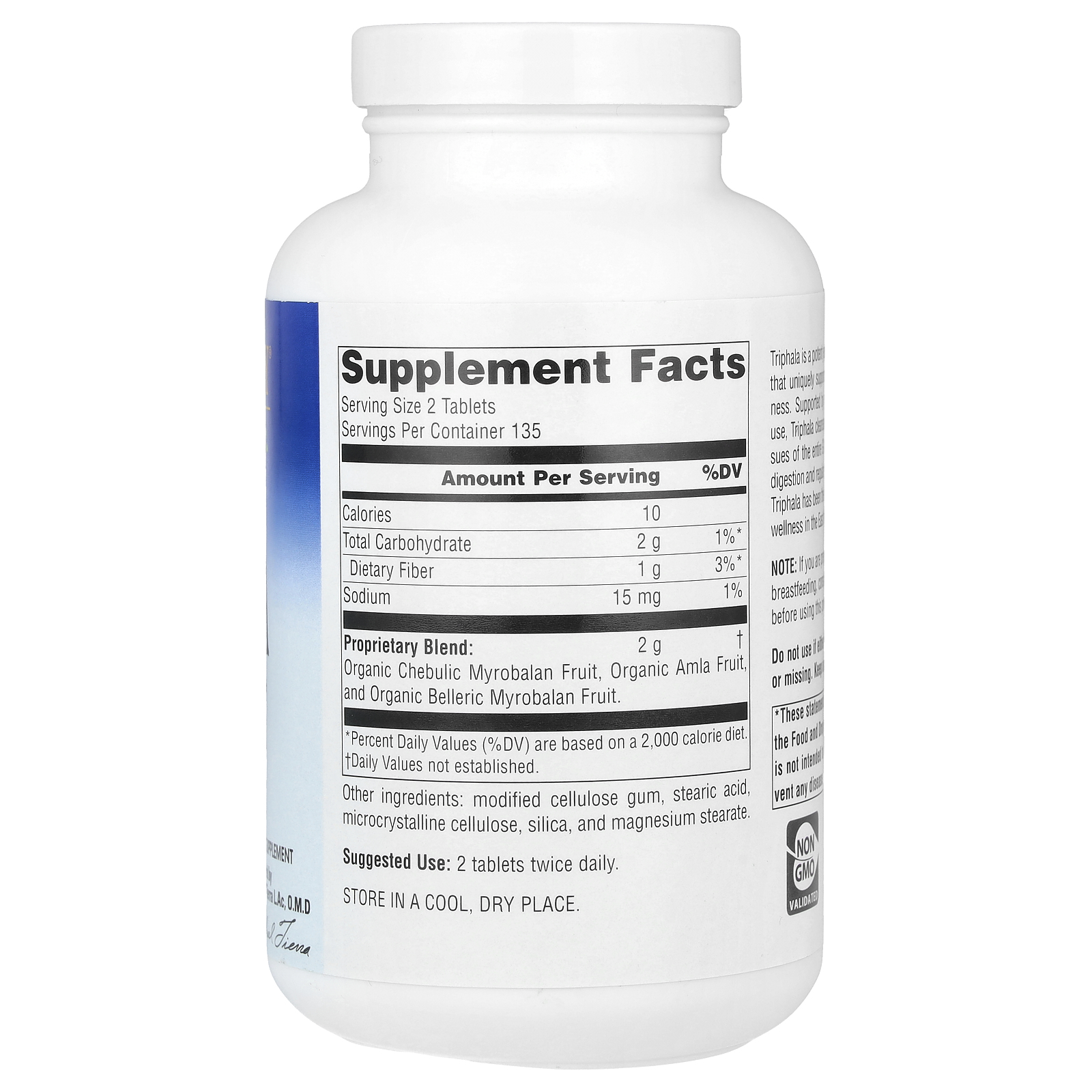 Triphala, 270 Tablets