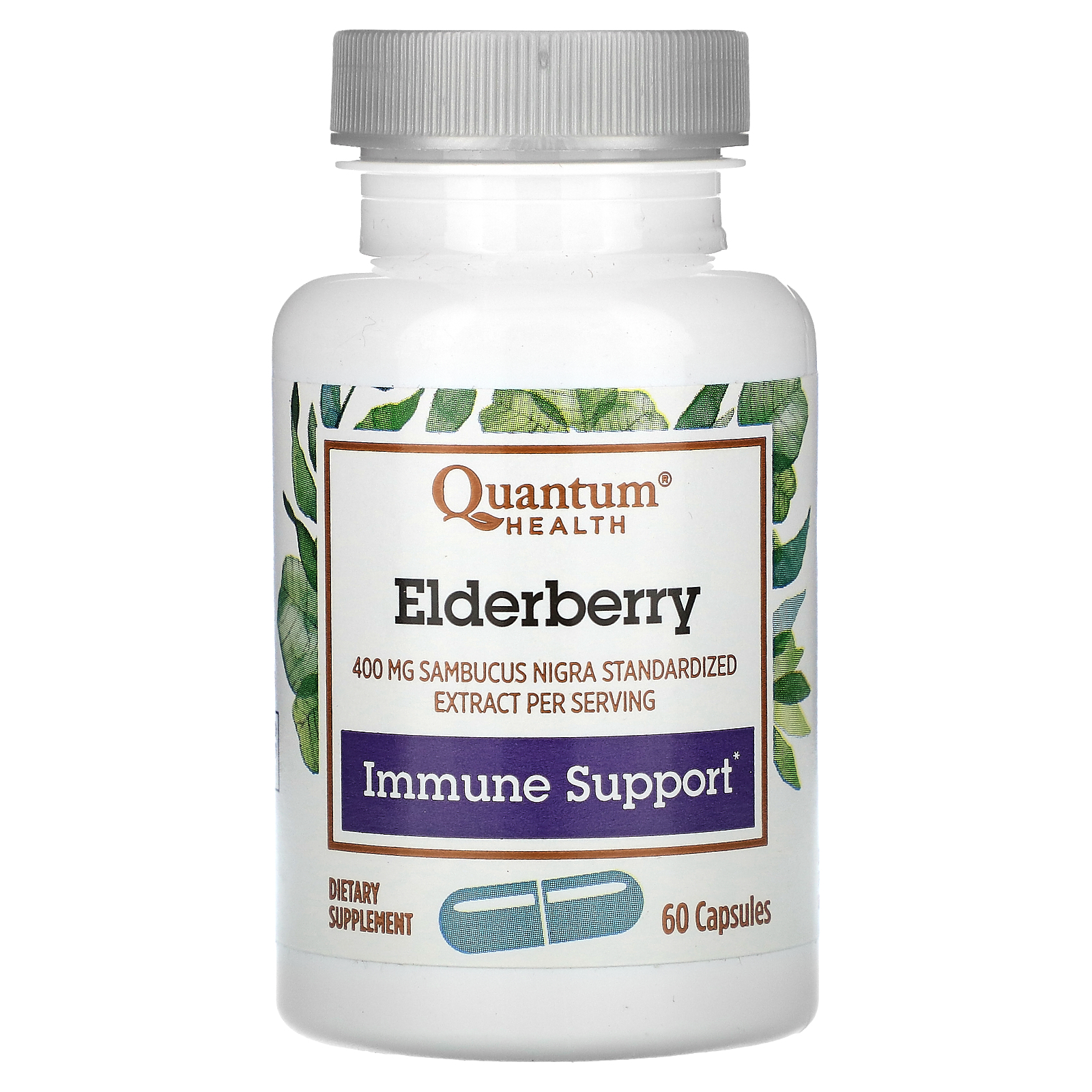 Elderberry, 60 Capsules (200 mg per Capsule)