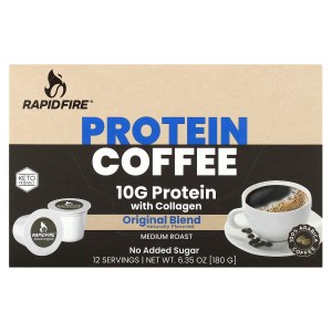 Protein Coffee Pod, Original Blend, Medium Roast, 12 Pods, 6.35 oz (180 g) Protein Coffee Pod, Original Blend, Medium Roast, 12 Pods, 6.35 oz (180 g)