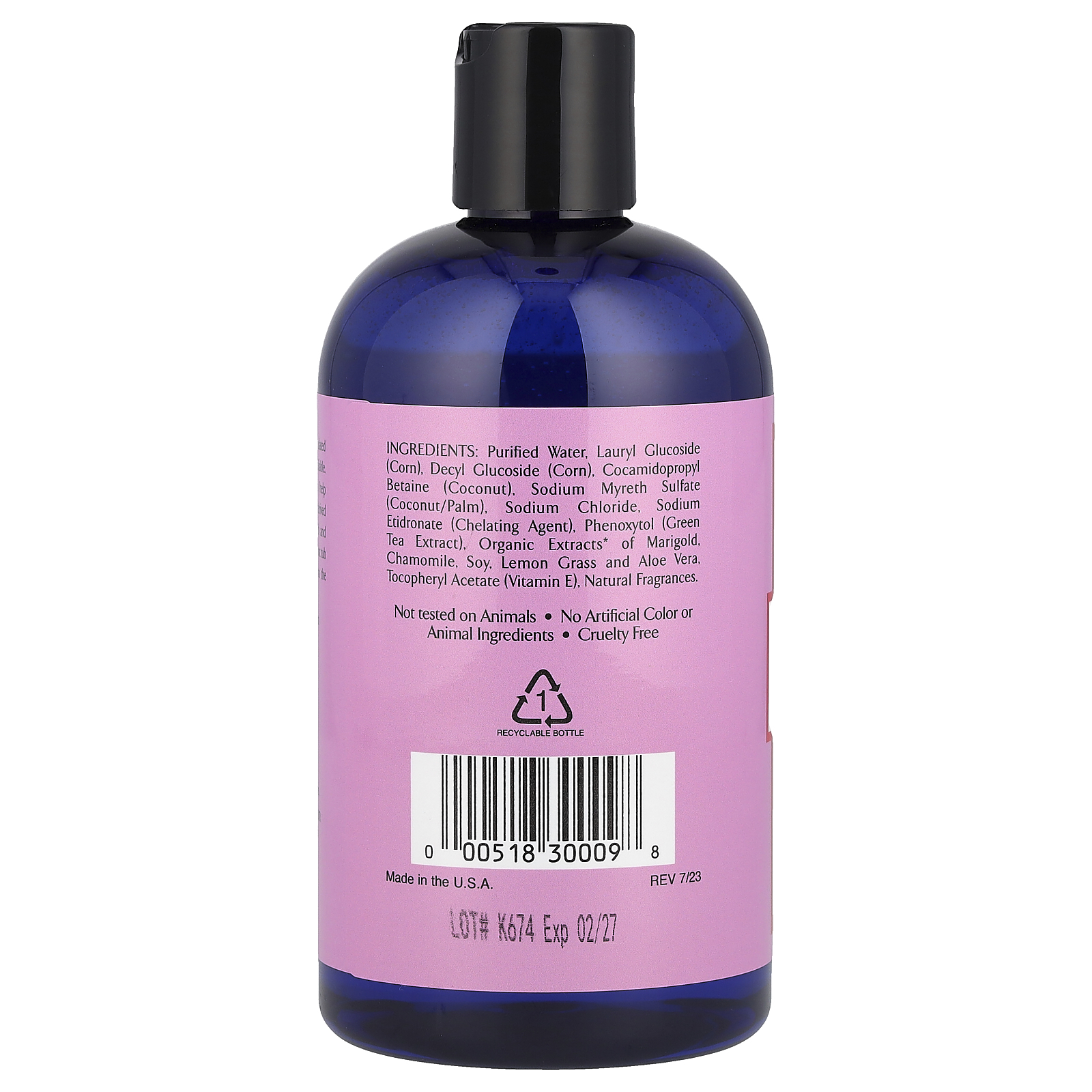 Bubble Bath, Lavender Chamomile, 12 fl oz (360 ml)