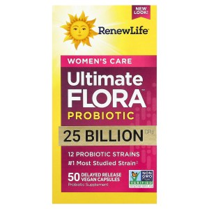 Women’s Once Daily, Ultimate Flora™ Pre & Probiotic, 50 Delayed Release Vegan Capsules Women’s Once Daily, Ultimate Flora™ Pre & Probiotic, 50 Delayed Release Vegan Capsules