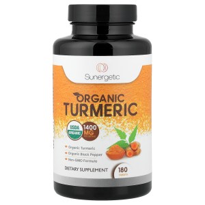 Organic Turmeric, 180 Tablets Organic Turmeric, 180 Tablets