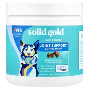 Leaps & Hounds™, Joint Support Supplement, For Dogs, Smoked Bacon, 120 Soft Chews, 7.6 oz (216 g) Leaps & Hounds™, Joint Support Supplement, For Dogs, Smoked Bacon, 120 Soft Chews, 7.6 oz (216 g)