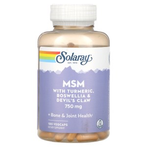 MSM with Turmeric, Boswellia & Devil’s Claw, 180 VegCaps MSM with Turmeric, Boswellia & Devil’s Claw, 180 VegCaps