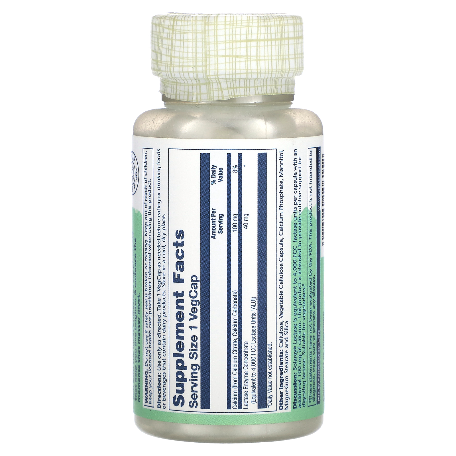 Lactase, 100 VegCaps