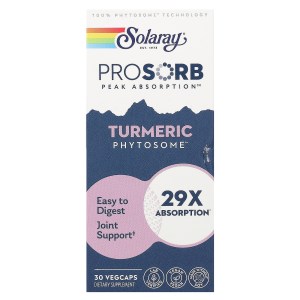 Turmeric Phytosome, 500 mg, 30 Vegcaps Turmeric Phytosome, 500 mg, 30 Vegcaps